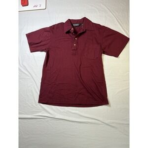 Mens‎ Knights Bridge Red short sleeve casual polo size Small